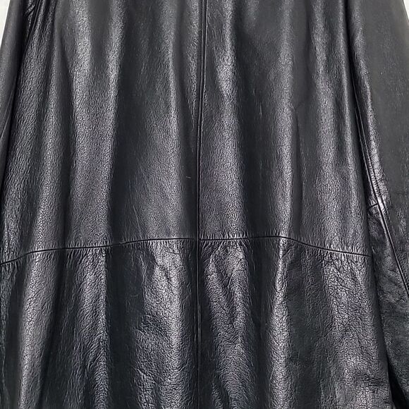 M. Julians Wilsons Vintage 80s Button Down Leather Jacket Size 2XLT - Picture 7 of 9